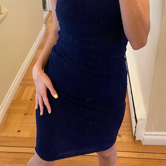Sparkly Navy Blue Dress - Picture 8 of 8